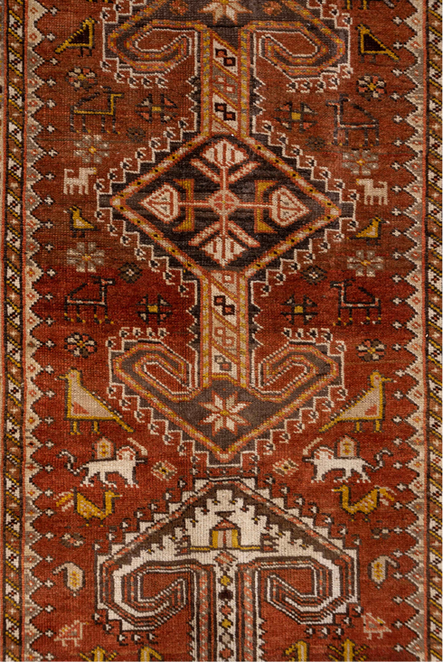 Antique NW Persian Runner Rug (3' x 12')